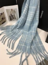 Grey plush scarf, cotton and linen cloth, Muslim fan headscarf and scarf Application Scenario